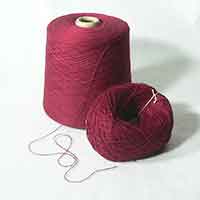 Lace Weight Organic Cotton Yarn 10/2 - Garnet